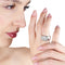 Bague Bague bandeau en or blanc 18 kt et diamants 1,50 ct 58 Facettes 7365