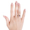 Bague Bague en or jaune 18 carats avec rubis 0,60 ct et diamants 0,50 ct 58 Facettes 9670