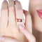 Bague Bague en or jaune 18 kt avec rubis et diamants 58 Facettes 9879