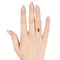 Bague Bague en or jaune 18 ct avec rubis birman 0,50 ct et diamants 58 Facettes 10292