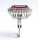 Bague 55 Bague en or blanc avec rubis birman et diamants 58 Facettes 13417