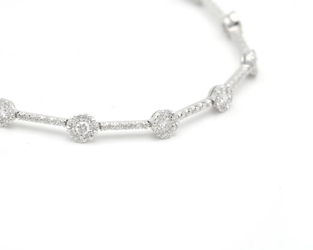Bracelet Magic - Bracelet en or blanc 18 ct et diamants 7,71 ct 58 Facettes 14284