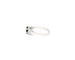 Bague 55 Bague en or blanc 18 carats, saphir ovale et diamants 58 Facettes 14308