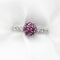 Bague Favero - Bague en or blanc 18 carats avec rubis et diamants 58 Facettes 14458