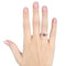 Bague Favero - Bague en or blanc 18 carats avec rubis et diamants 58 Facettes 14458