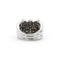 Bague 54 Bague maille souple en or blanc 18 ct avec diamants 0,70 ct 58 Facettes 17329