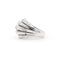 Bague Bague bandeau en or blanc 18 carats et diamants 0,76 ct 58 Facettes 17368