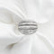 Bague Bague bandeau en or blanc 18 carats et diamants 0,76 ct 58 Facettes 17368