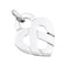 Pendentif Poiray Cœur Entrelacé - Pendentif grand modèle en or blanc 750 58 Facettes 35311