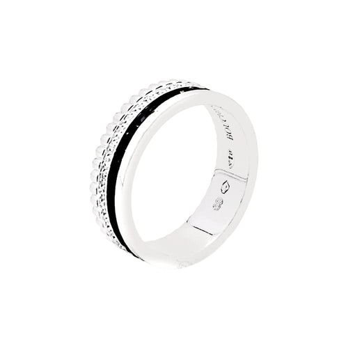 Bague 60 Boucheron Quatre Black Édition Small - Bague en or blanc et diamants 58 Facettes 35256