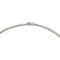 Collier Collier cravate rivière en or blanc 750 serti de diamants 58 Facettes 25379