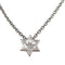 Pendentif Pendentif étoile en or blanc 750 serti de diamants 58 Facettes 25733