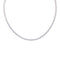 Collier Collier rivière en or blanc 18 carats serti de diamants 58 Facettes 33220