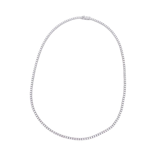 Collier Collier rivière en or blanc 18 carats serti de diamants 58 Facettes 33220