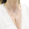 Collier Bulgari B.Zero1 - Collier cravate en or rose, céramique blanche et diamants 58 Facettes 33370