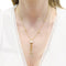 Collier Bulgari B.Zero1 - Collier cravate en or rose, céramique blanche et diamants 58 Facettes 33370