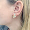 Boucles d'oreilles Van Cleef & Arpels Snowflake - Boucles d’oreilles en or jaune et diamants 58 Facettes 33554
