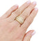 Bague 54 Cartier Nigéria - Bague pavée de diamants en or jaune 58 Facettes 33987