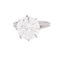 Bague 53 Solitaire - Bague en or blanc 750 sertie d’un diamant 4,02 ct 58 Facettes 34293