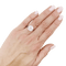 Bague 53 Solitaire - Bague en or blanc 750 sertie d’un diamant 4,02 ct 58 Facettes 34293