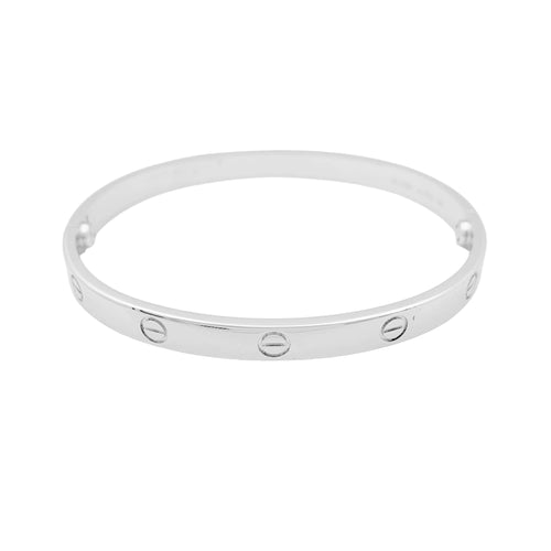 Bracelet Cartier Love - Bracelet en or blanc 750 58 Facettes 34379