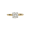 Bague 52 Solitaire - Bague en deux ors avec diamant taille brillant 1,03 ct 58 Facettes 31526