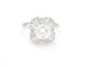 Bague 54 Bague en or blanc 18 ct avec diamant 1,39 ct et diamants baguette 58 Facettes 12970