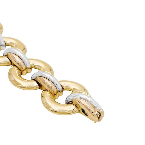 Bracelet Bracelet Cartier, "Liens croisés Trinity", 3 ors. 58 Facettes 34844