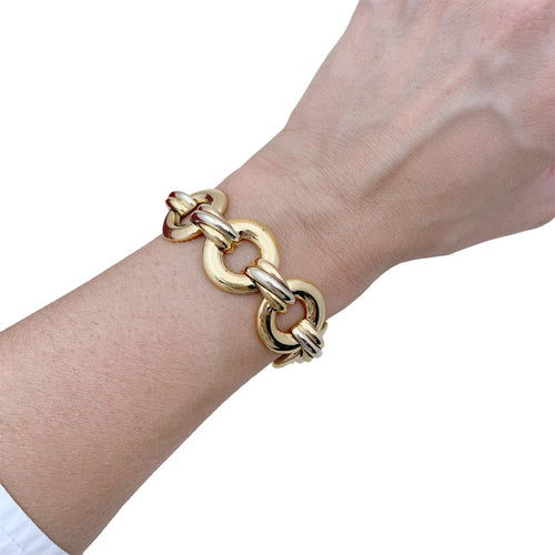 Bracelet Bracelet Cartier, "Liens croisés Trinity", 3 ors. 58 Facettes 34844