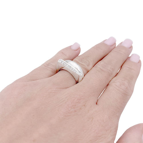 Bague 51 Fred Success - Bague en or blanc et diamants 58 Facettes 33441