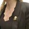 Boucles d'oreilles Van Cleef & Arpels Lion ébouriffé - Clip en or jaune, diamants et émeraudes 58 Facettes 35142