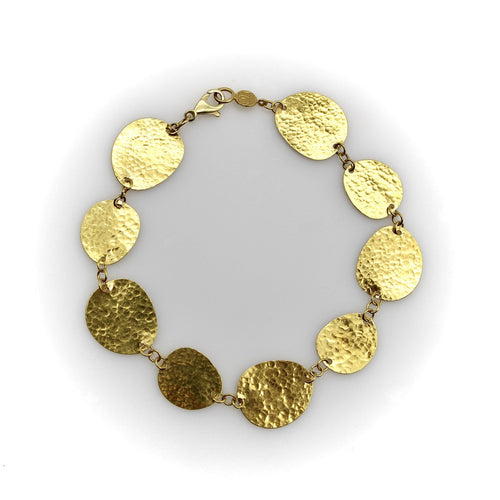 Bracelet Gurhan Lush Collection - Bracelet à disques martelés en or 24k 58 Facettes A2006P