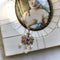 Pendentif Époque édouardienne - Pendentif en or 14k saphir et perles de semence 58 Facettes A2005T