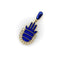 Pendentif Pendentif Hamsa en or jaune 14K et émail bleu, diamants 58 Facettes A2005R