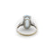 Bague 53 Amsterdam SAUER - Bague vintage en or blanc 18k avec aigue-marine et diamants 58 Facettes A20062