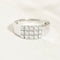 Bague 57 Bague en or blanc 14K avec 15 diamants taille brillant 58 Facettes 3230-11