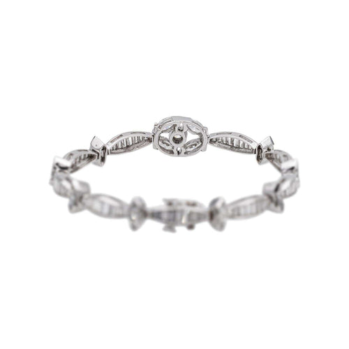 Bracelet Bracelet  Or blanc, Platine Diamant 58 Facettes 4641897CN