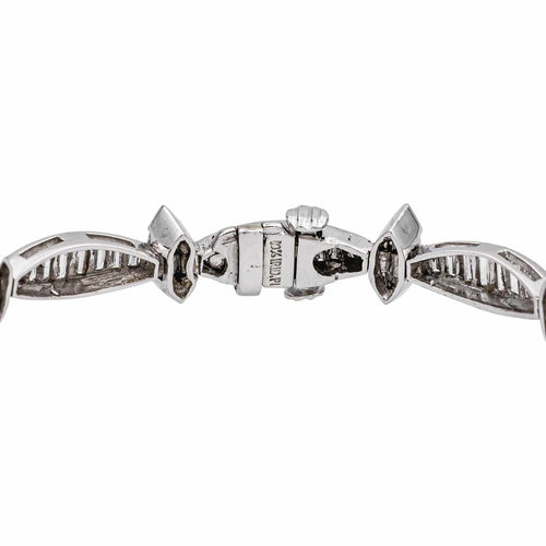 Bracelet Bracelet  Or blanc, Platine Diamant 58 Facettes 4641897CN