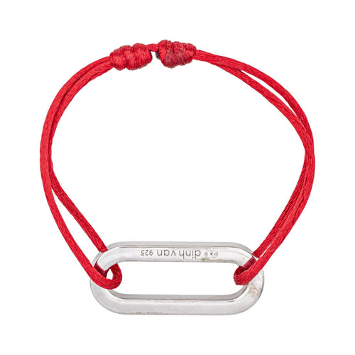 Bracelet Dinh Van  Bracelet Cordon Maillon Argent 58 Facettes 4744183CN