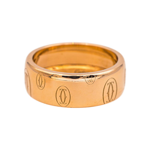 Bague 60 Cartier Bague Bandeau Happy birthday Or rose 58 Facettes 4960466CN