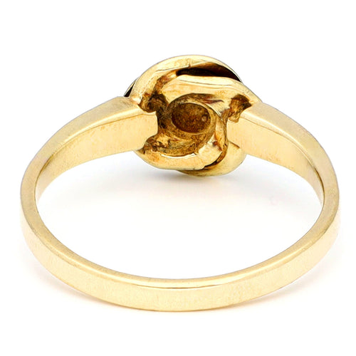 Bague 50 Bague sculpturale vintage en or jaune 14 carats 58 Facettes 2F464DA474EB41C19357FBBA95DC13C1