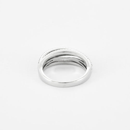 Bague 58 MESSIKA - Gatsby Meli Melo - Bague en Or blanc 18k 58 Facettes B250322