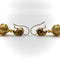 Boucles d'oreilles Etruscan Revival - Boucles d’oreilles cannetille en or 14K tête de bélier 58 Facettes A20042