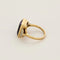 Bague 54 Bague Art déco en or jaune 18K et platine, améthyste et diamants 58 Facettes BLO0462