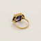 Bague 54 Bague Art déco en or jaune 18K et platine, améthyste et diamants 58 Facettes BLO0462