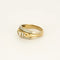 Bague 56 Bague jonc deux ors en or 18K et diamants 58 Facettes CHAL0749X3