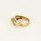 Bague 56 Bague jonc deux ors en or 18K et diamants 58 Facettes CHAL0749X3