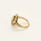 Bague 49 Bague début XXe siècle en or jaune 18K, opales et diamants 58 Facettes PRG1880