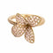 Bague 52 Pasquale Bruni - Bague fleur en or jaune 18k et tourmalines roses 58 Facettes LAN1471