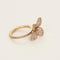 Bague 52 Pasquale Bruni - Bague fleur en or jaune 18k et tourmalines roses 58 Facettes LAN1471